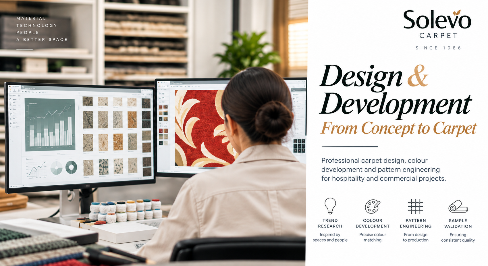 Solevo Carpet Design & Development - From Concept to Carpet